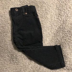 Boys 18 month corduroy black pants